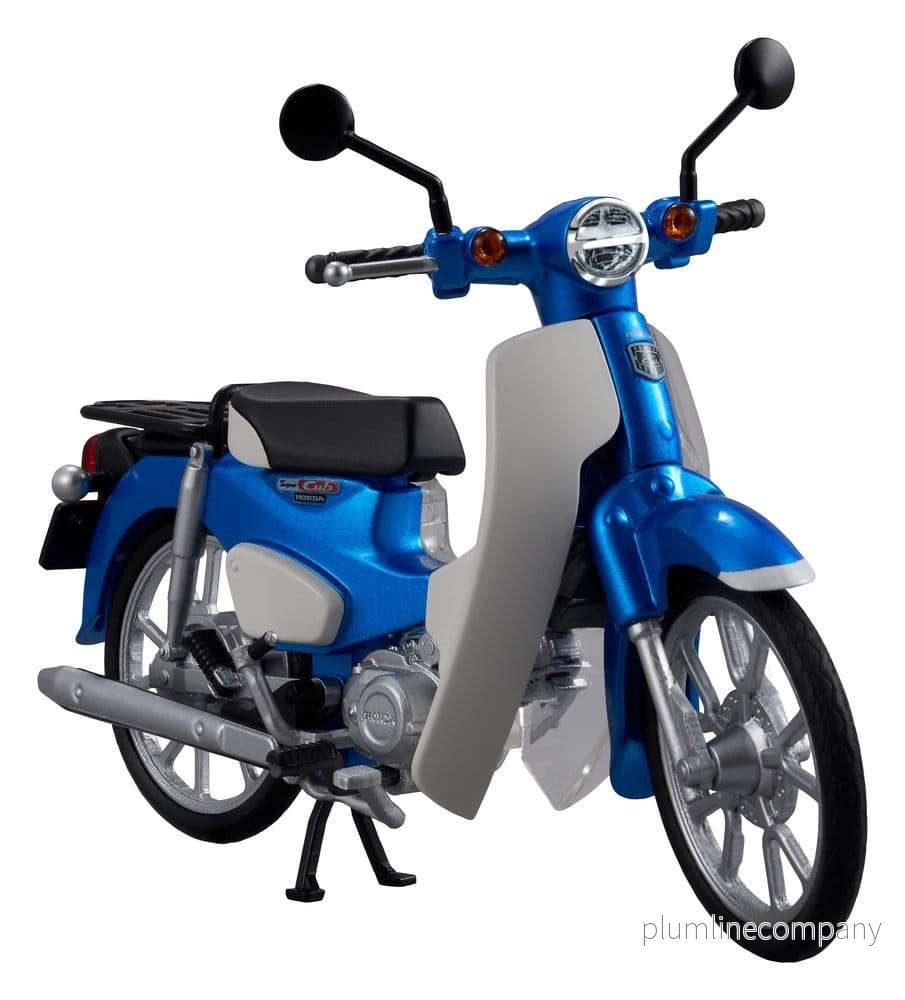 Honda Kaitanics Plastic Model Kit Super Cub 110 Glint Wave Blue Metallic Honda Kaitanics Plastic Model Kit Super Cub 110 Glint Wave Blue Metallic
