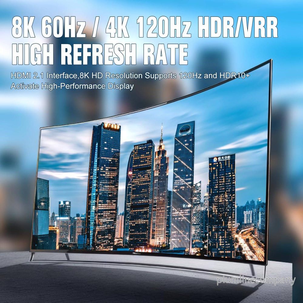 NÖRDIC HDMI 2.1 Splitter 1 till 2 8K60Hz 4k120Hz - Bild 2