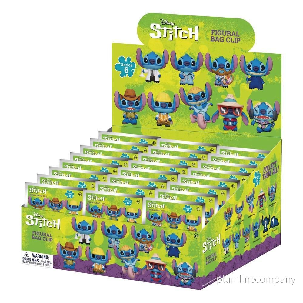 Lilo & Stitch 3D PVC Bag Clips Serie 6 Display (24) - Bild 3