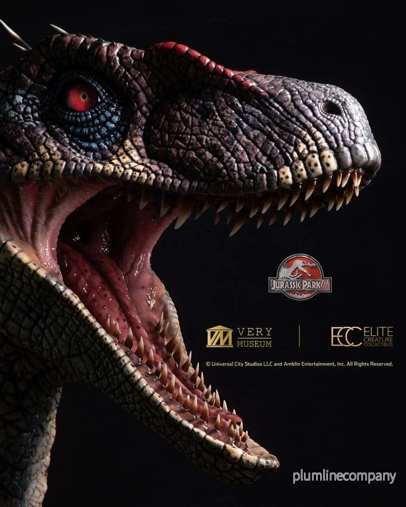 Jurassic Park III Life Size Bust Male Alpha Velociraptor "Blood Knight" 83 cm - Bild 2