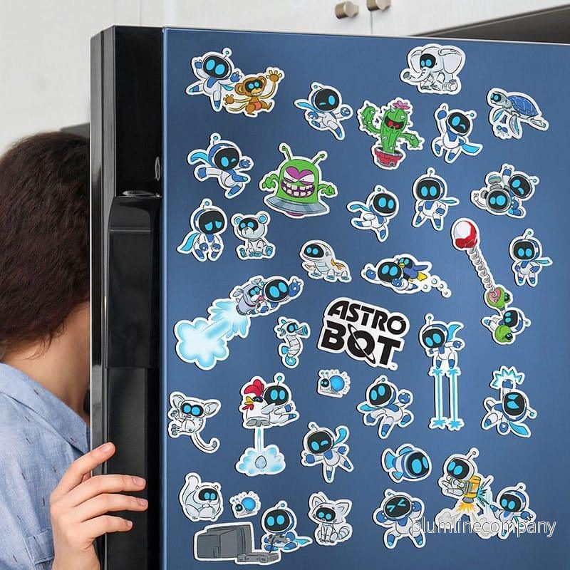 Astro Bot Kylskåpsmagneter Astro Bot Kylskåpsmagneter