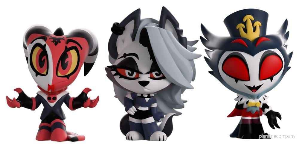 Helluva Boss Mini Tooz Mini Figurer 3-Pack Blitzo, Loona & Stolas - Bild 2
