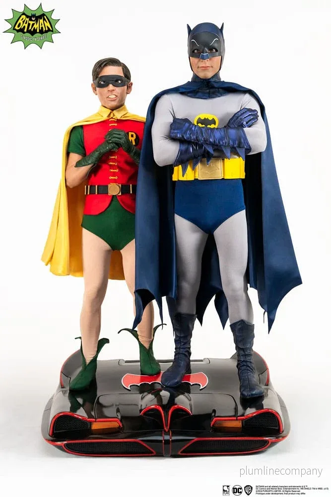 DC Comics Diorama-statyn 1/4 Batman & Robin 1966 52 cm
