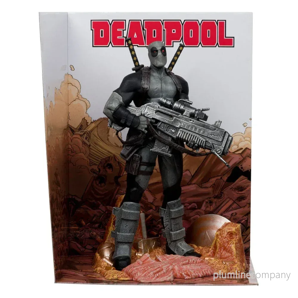 Marvel Collection PVC Figur 1/6 Deadpool (Grey Suit Chase) 27 cm Marvel Collection PVC Figur 1/6 Deadpool (Grey Suit Chase) 27 cm
