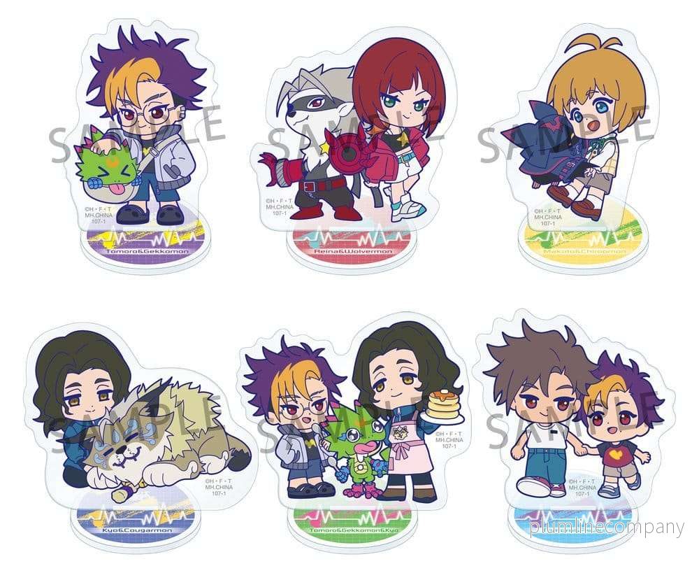 Digimon Buddycolle Acrylic Stands Beatbreak 6 cm Blind Box-display (6) Digimon Buddycolle Acrylic Stands Beatbreak 6 cm Blind Box-display (6)