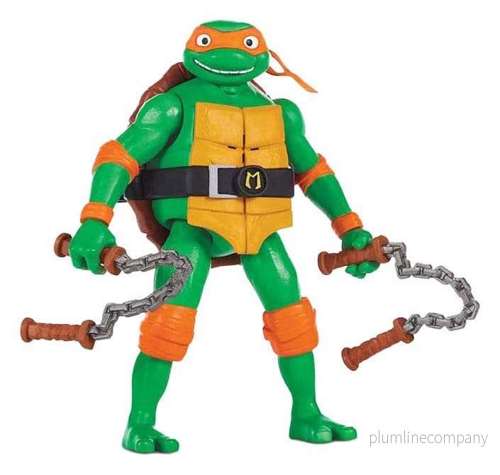 Teenage Mutant Ninja Turtles: Mutant Mayhem Ninja Shouts actionfigur Michelangelo Teenage Mutant Ninja Turtles: Mutant Mayhem Ninja Shouts actionfigur Michelangelo