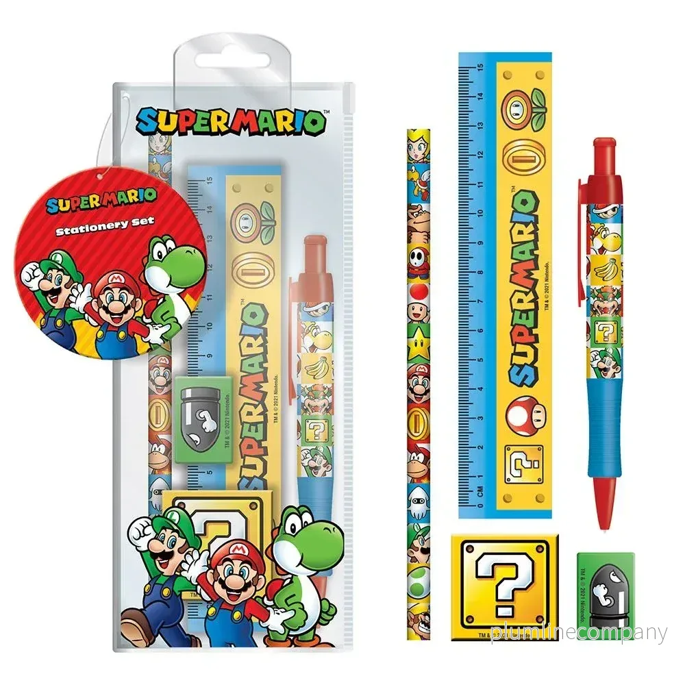 Super Mario 5-delars kontorsset - Bild 2