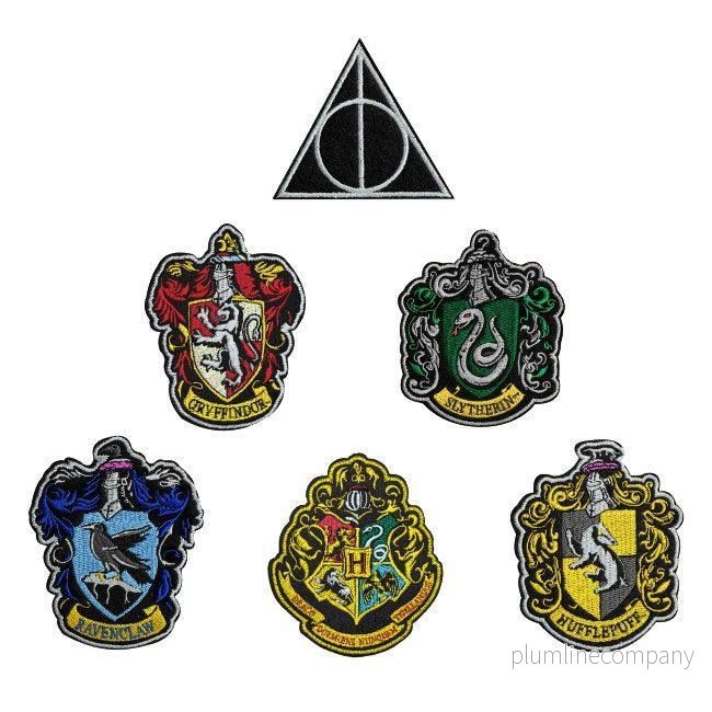 Harry Potter 6-Pack House Crests Patches Harry Potter 6-Pack House Crests Patches