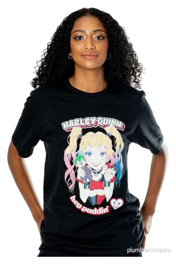 DC T-Shirt Harley Quinn Anime Puddin’ DC T-Shirt Harley Quinn Anime Puddin’