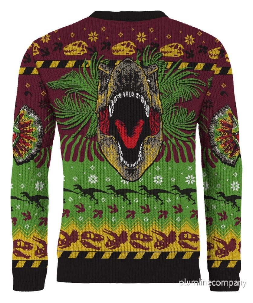 Jurassic Park jultröja Happy Rexmas storlek XXL Jurassic Park jultröja Happy Rexmas storlek XXL