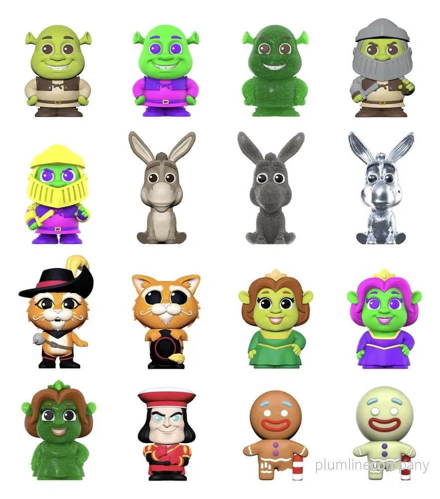 Shrek Roliga! Roliga! Minifigurer Våg 01 Blind Box Display (9) - Bild 3