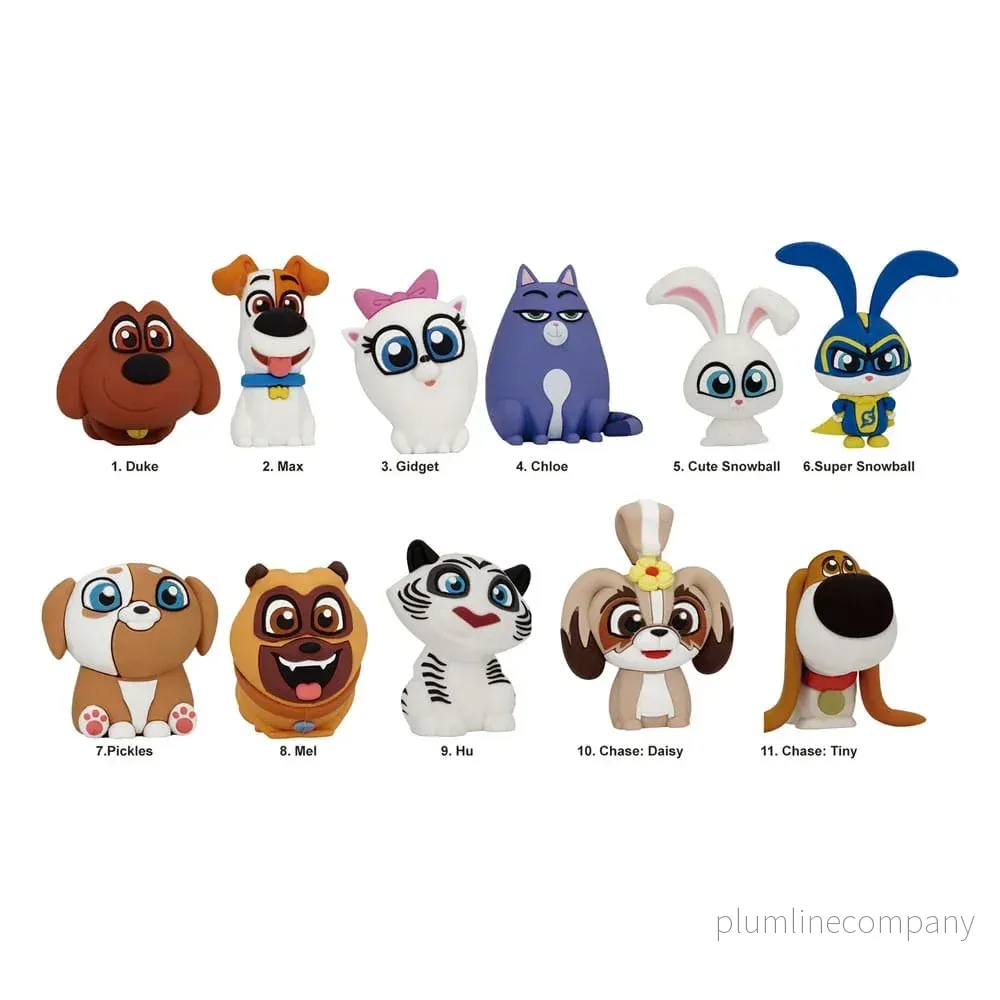 The Secret Life of Pets 3D PVC Bag Clips - Series 1 Display (24) - Bild 2