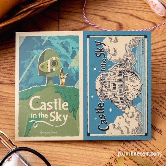 Castle in the Sky-klistermärken Robot & Castle Laputa Retro
