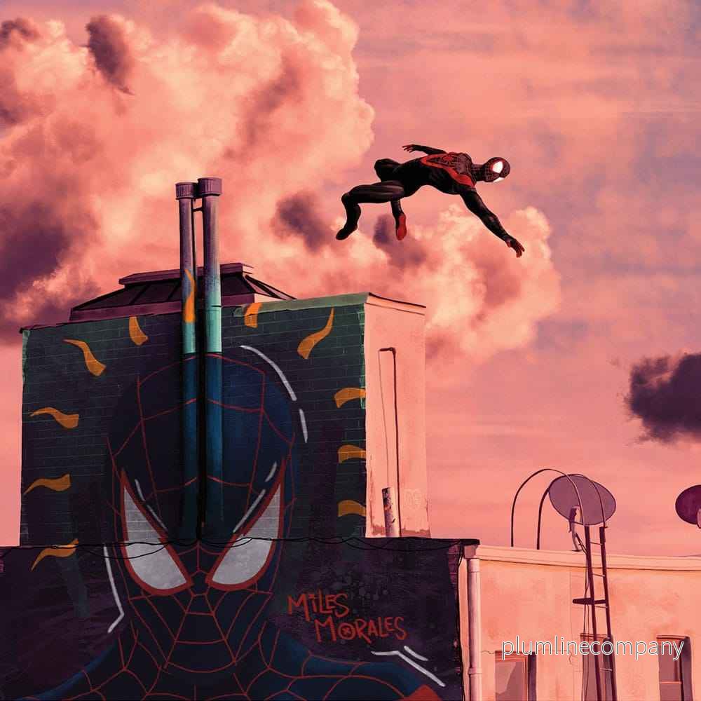 Marvel Set med 3 Konsttryck Spider-Man 30 x 46 cm - oframade - Bild 3