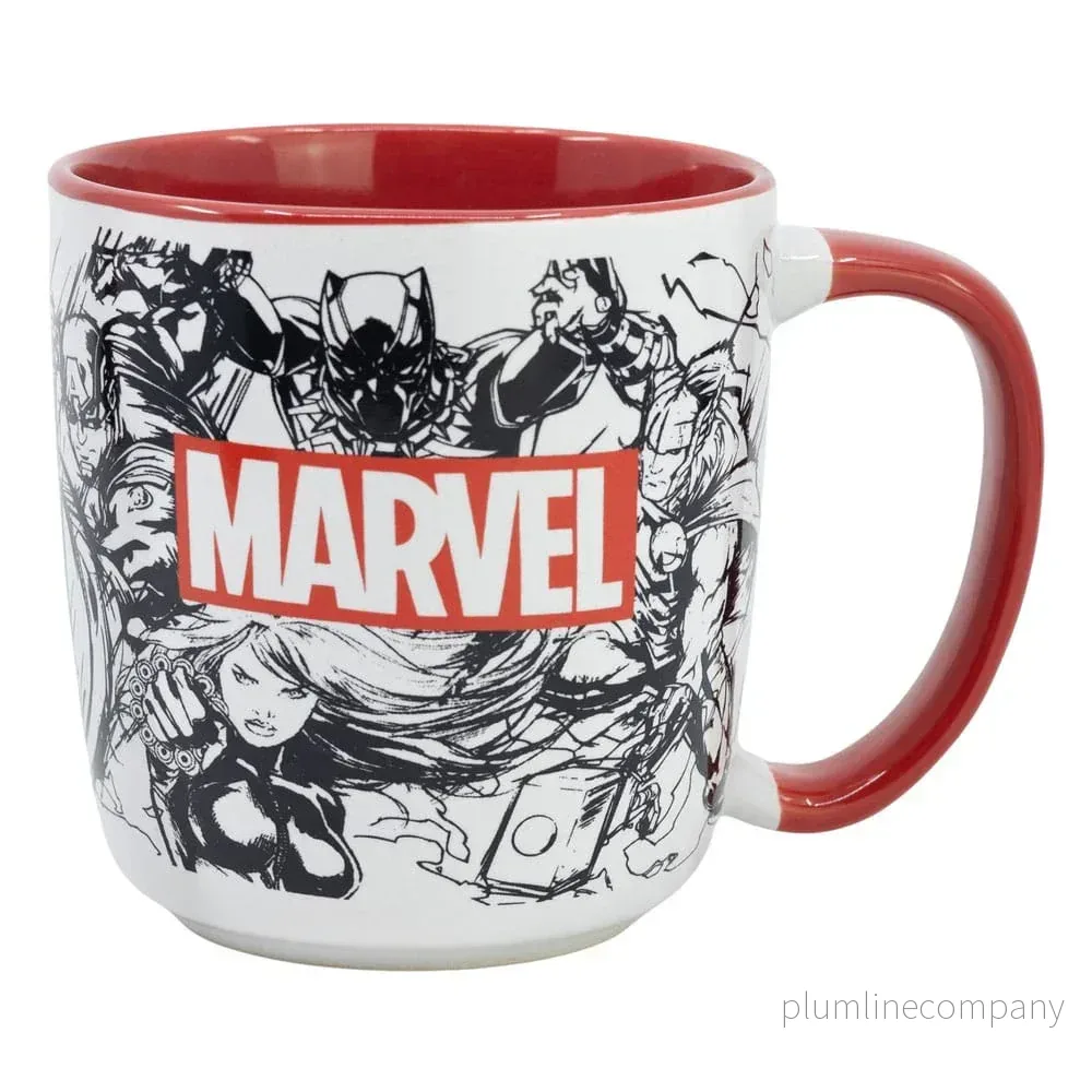 Marvel Mug Collage 380 ml – Officiellt Licensierad Keramikmugg