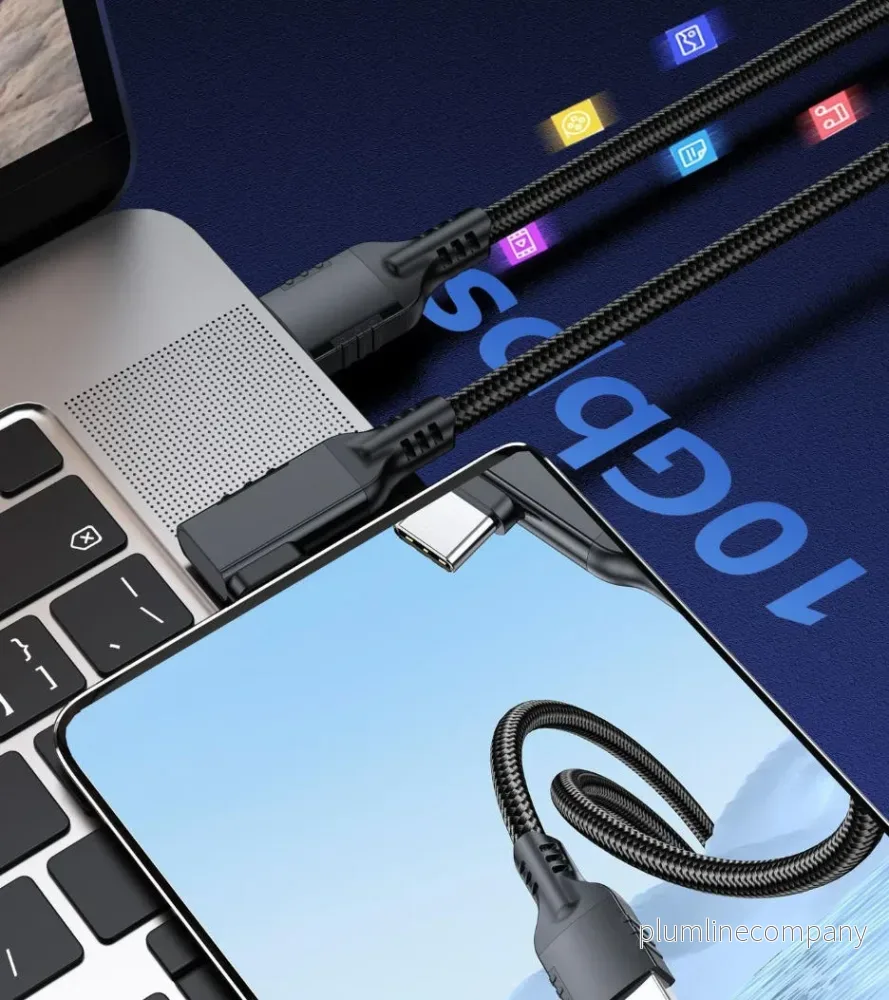 NÖRDIC VR Link kabel 5m USB3.2 Gen1 USB-C till A 10Gbps 3A snabb laddning Quest 2 Super Speed USB Link Cable Svart - Bild 3