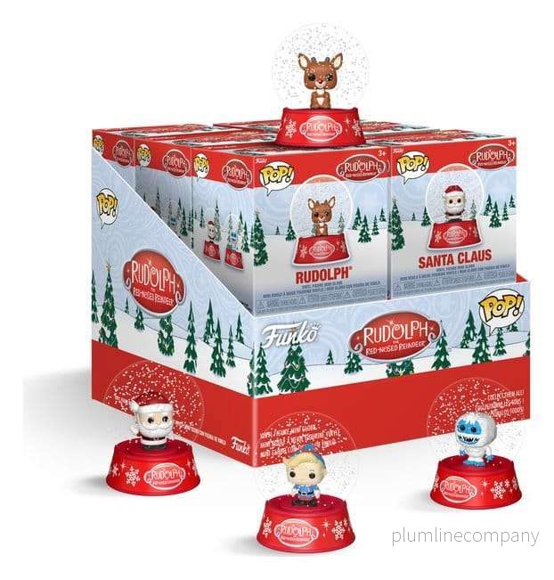 Rudolph the Red-Nosed Reindeer Mystery Minis Snow Globes 12-pack 5 cm Blind Box Display Rudolph the Red-Nosed Reindeer Mystery Minis Snow Globes 12-pack 5 cm Blind Box Display