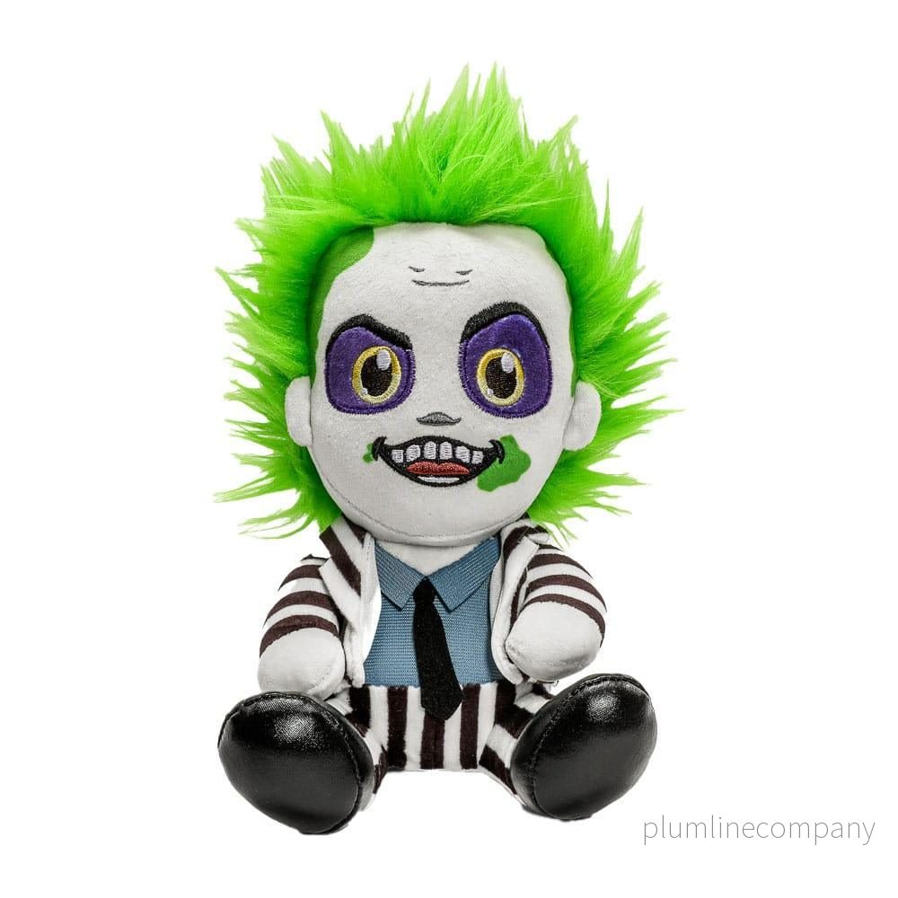 Beetlejuice Phunny Plush Figur – Sittande med Randig Outfit 18 cm Beetlejuice Phunny Plush Figur – Sittande med Randig Outfit 18 cm