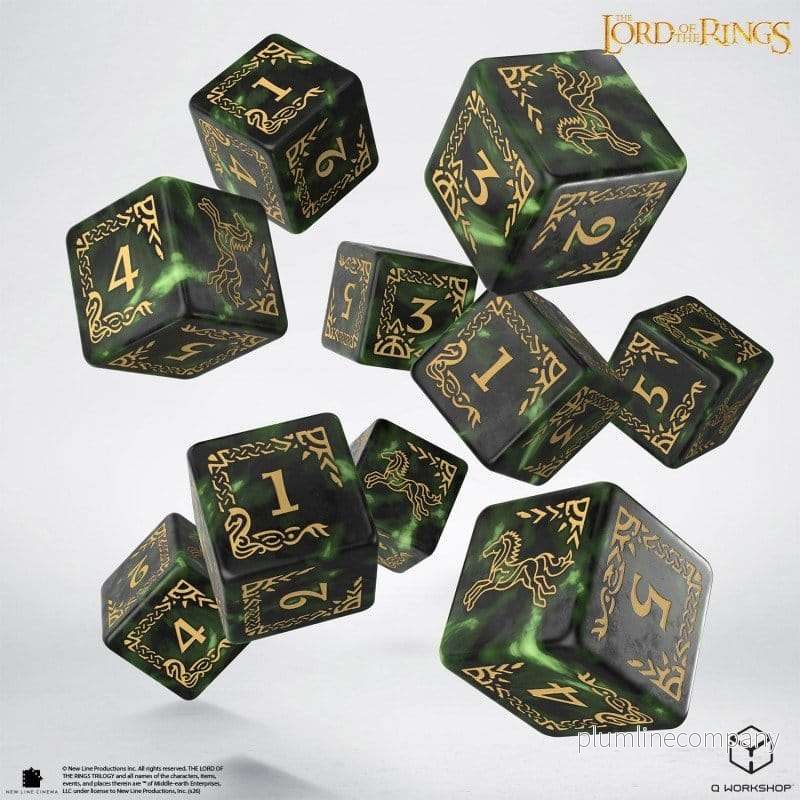 The Lord of the Rings: 10 D6 Dice Set Rohan The Lord of the Rings: 10 D6 Dice Set Rohan
