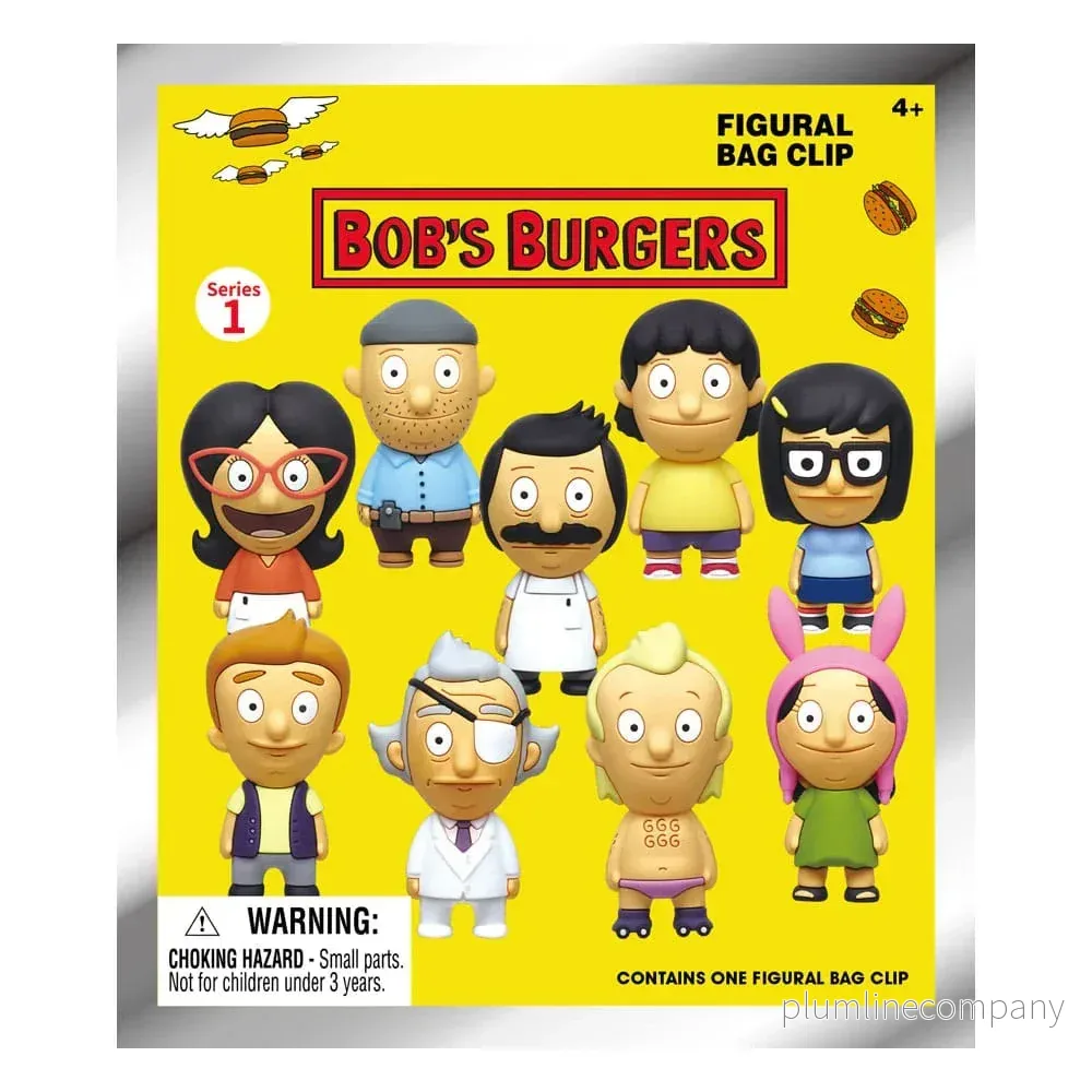 Bob's Burgers 3D Foam Bag Clips Serie 1 Display (24) - Bild 3