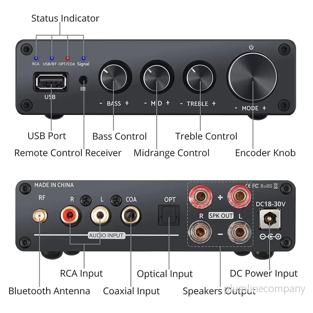 NÖRDIC Bluetooth Hifi Class-D förstärkare och digital till analog omvandlare DAC - Bild 2