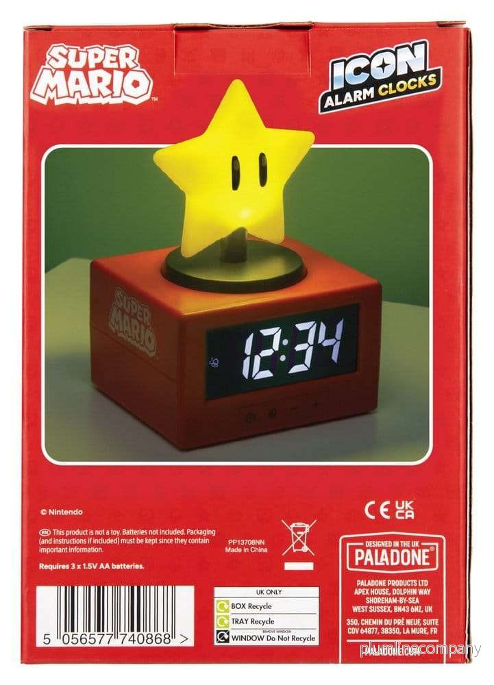 Super Mario Icon Alarm Clock Super Star 15 cm - Bild 3