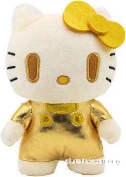 Sanrio DZNR Plush Figure Hello Kitty Golden Edition 18 cm Sanrio DZNR Plush Figure Hello Kitty Golden Edition 18 cm