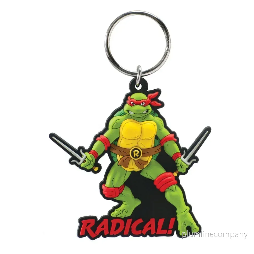 Teenage Mutant Ninja Turtles Soft Touch PVC Bag Clip Raphael - Bild 2