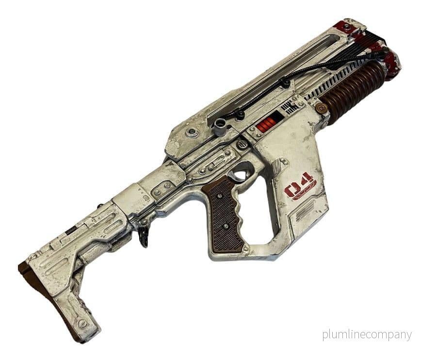 Alien: Romulus Modell Livsstorlek Replica Pulse Rifle HCG Exclusive Weathered Edition 71 cm - Bild 3