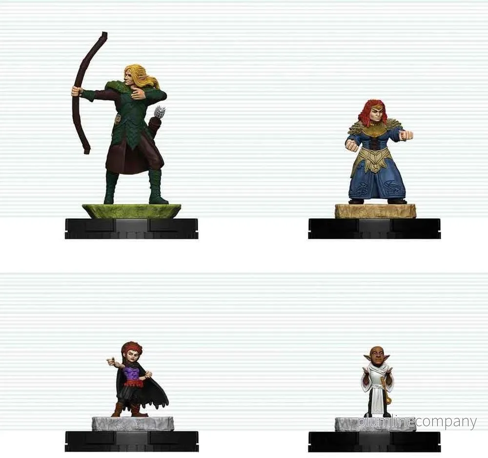 Dungeons & Dragons HeroClix 400: Figuren Set Äventyrspartiet 1 - Bild 3