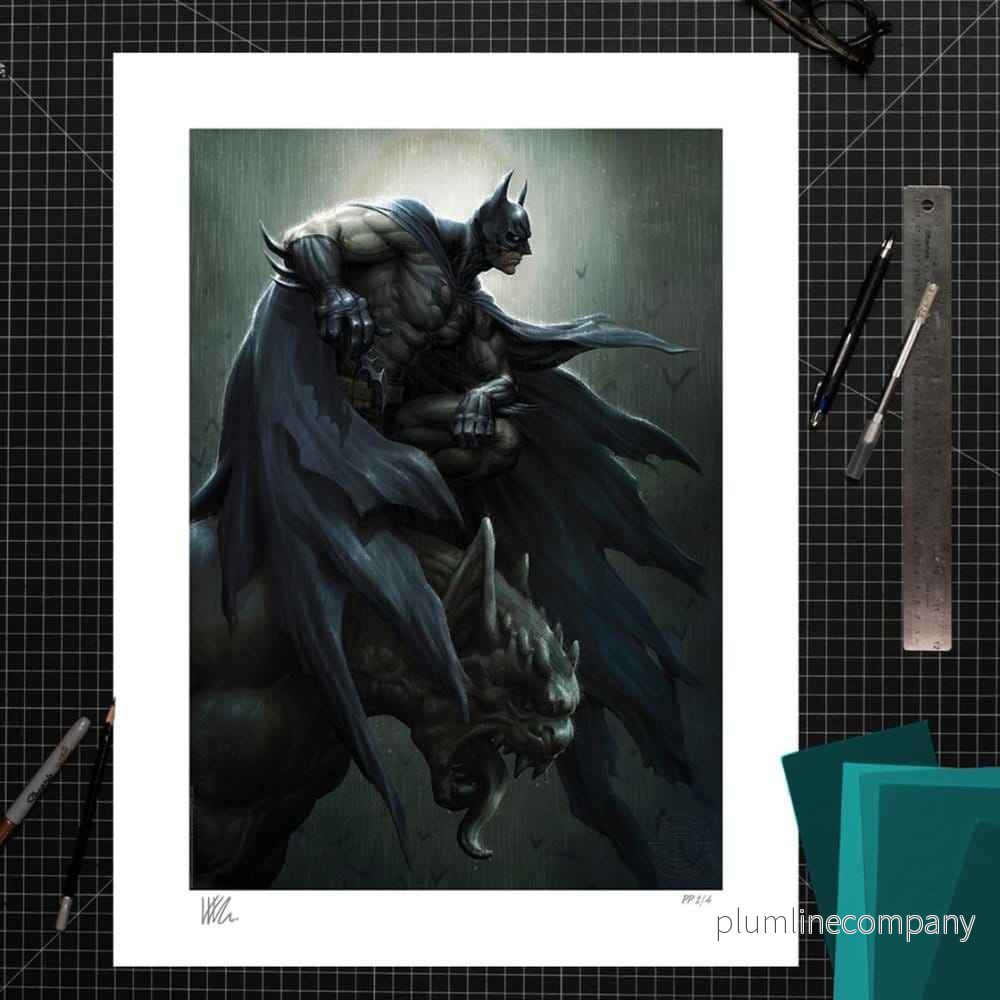 DC Comics Konsttryck Batman 46 x 61 cm - Oförsett - Bild 3
