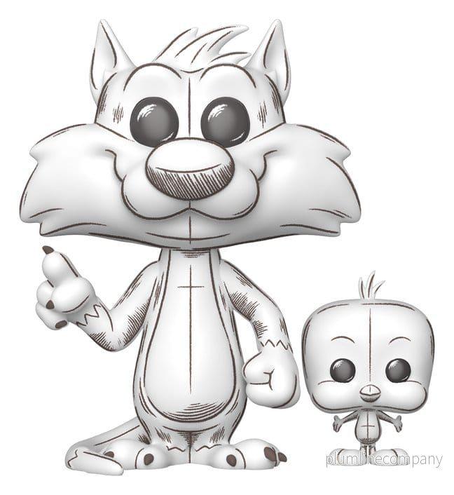 Looney Tunes POP!&Buddy Animation Figur Sylvester&Tweety 9 cm Looney Tunes POP!&Buddy Animation Figur Sylvester&Tweety 9 cm