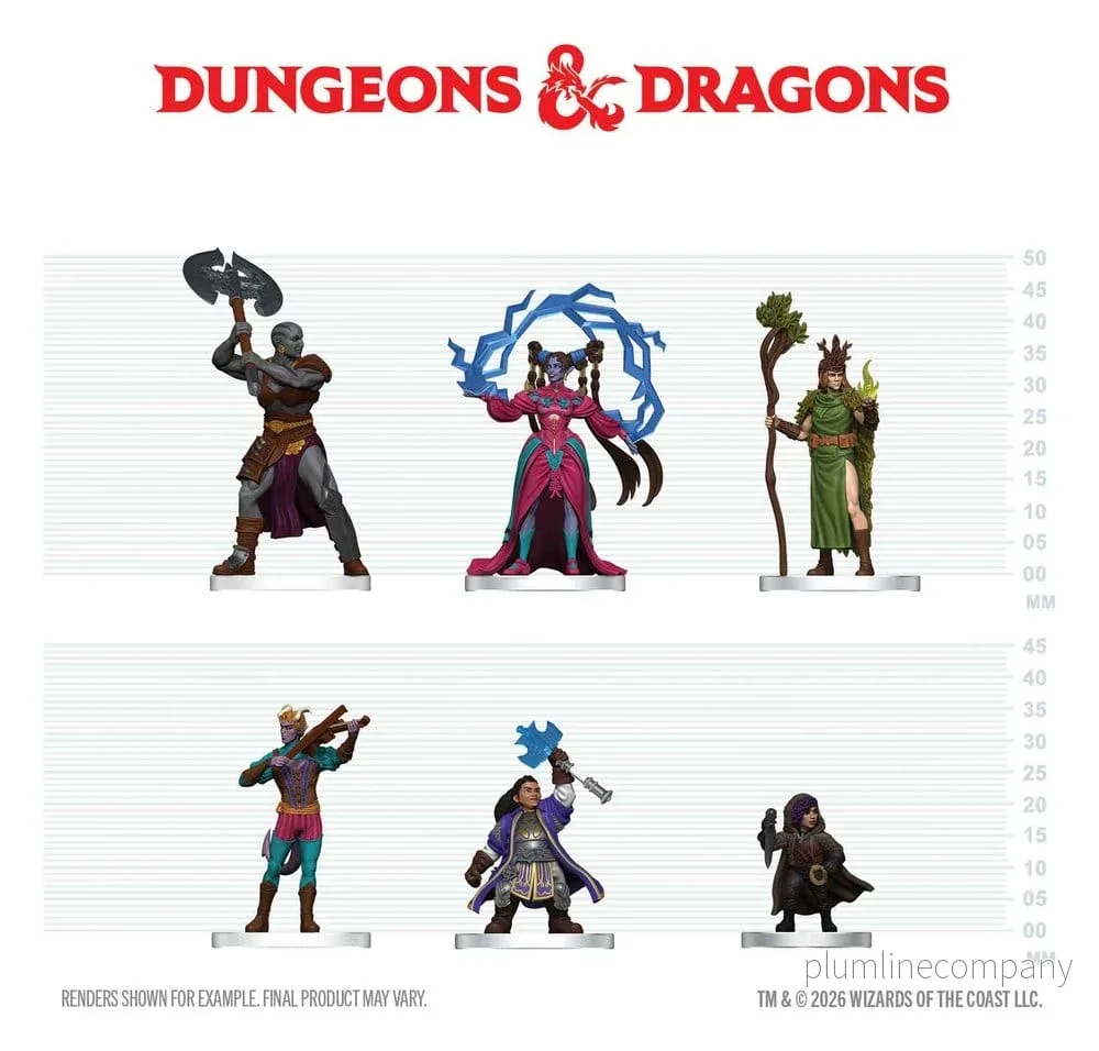 D&D Icons of the Realms Mini Figures Spellbokens Spelare – Spells & Steel Startpaket 20 cm D&D Icons of the Realms Mini Figures Spellbokens Spelare – Spells & Steel Startpaket 20 cm
