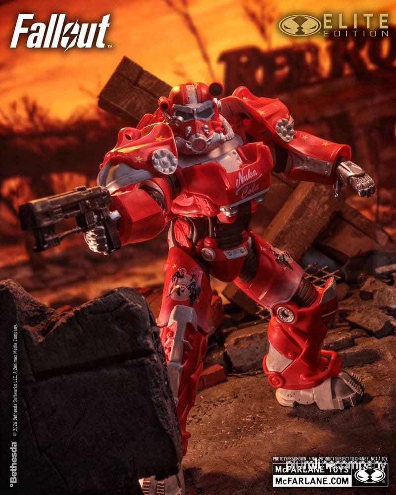 Fallout McFarlane Elite Edition Actionfigur Fallout 76 Nuka Cola T-60 (Guldetikett) 19 cm - Bild 3