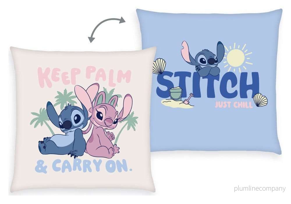 Lilo & Stitch mjuk Velboa-kudde Stitch & Angel Keep Palm & Carry On 40 x 40 cm Lilo & Stitch mjuk Velboa-kudde Stitch & Angel Keep Palm & Carry On 40 x 40 cm