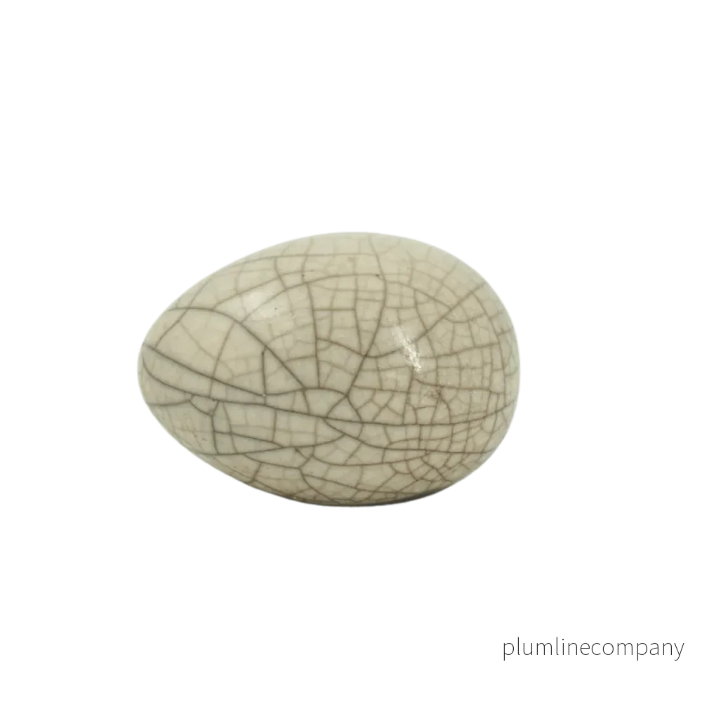 Ägg mini mini RAKU Vit