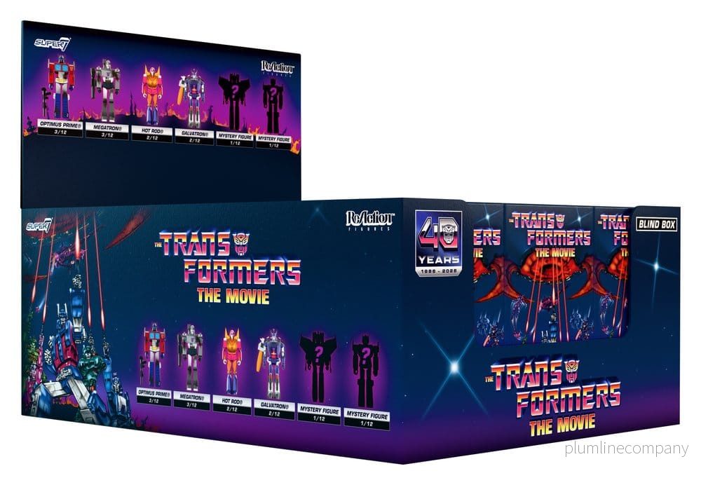 Transformers ReAction Action Figures Wave 05 The Movie Blind Box 10 cm Display (12) Transformers ReAction Action Figures Wave 05 The Movie Blind Box 10 cm Display (12)