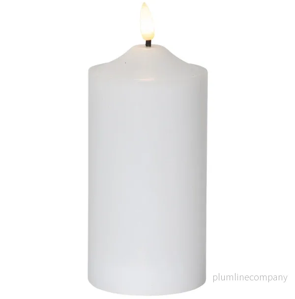 Konstgjorda ljus 17 cm Vax - Bild 2