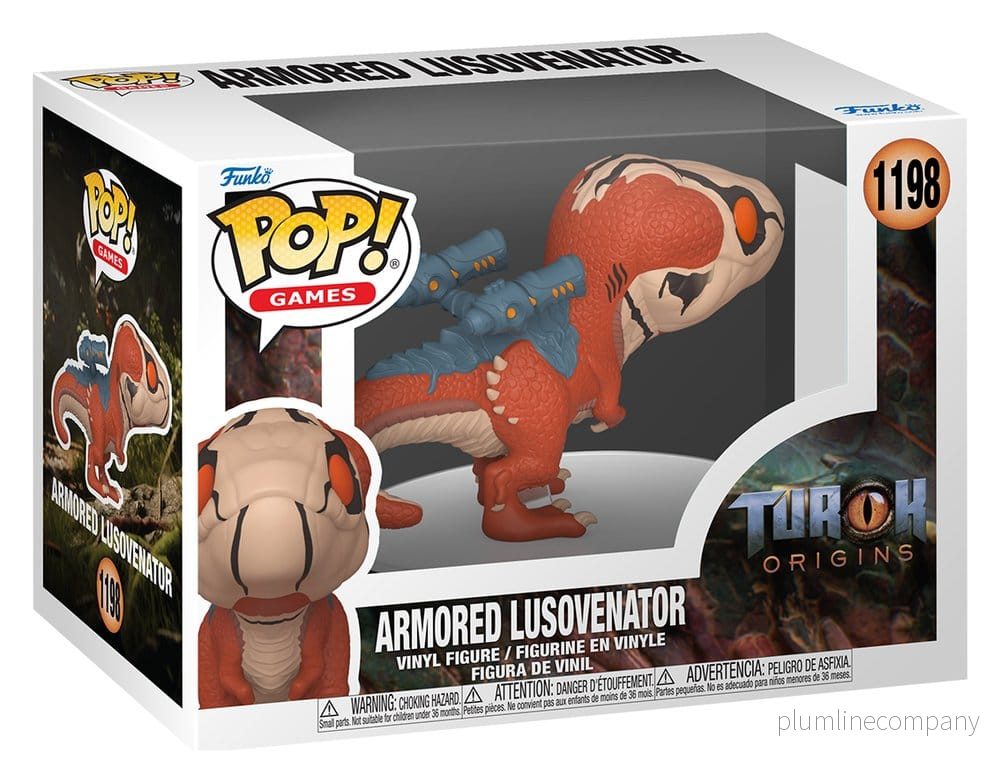 Turok POP! Games Figur Armored Lusovenator 9 cm - Bild 3