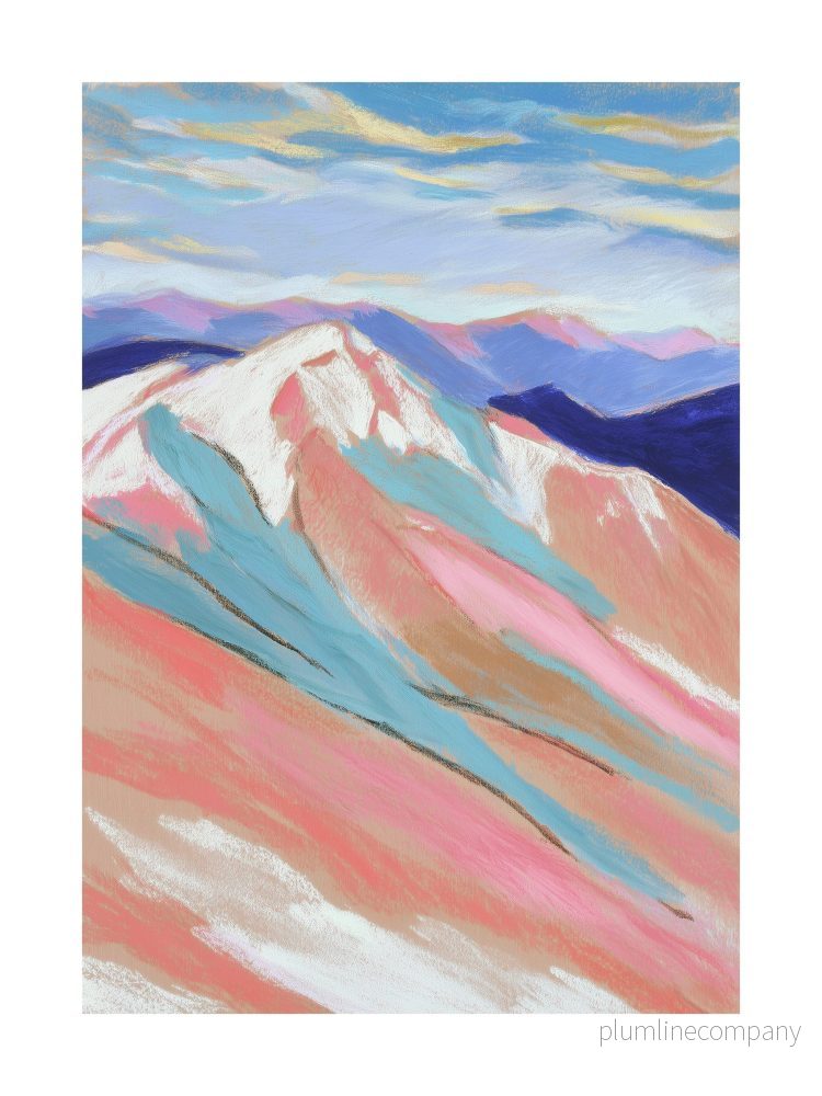 Sunset Ridge Mountain Poster