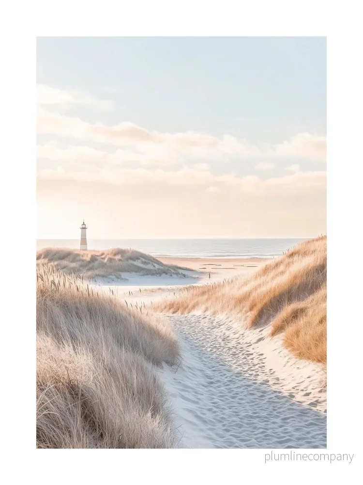 Distant Lighthouse Coast Poster Distant Lighthouse Coast Poster