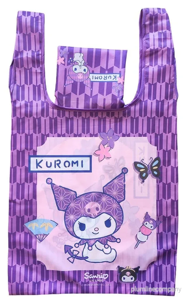 Sanrio Tote Bag Kuromi Japansk Fällbar Sanrio Tote Bag Kuromi Japansk Fällbar