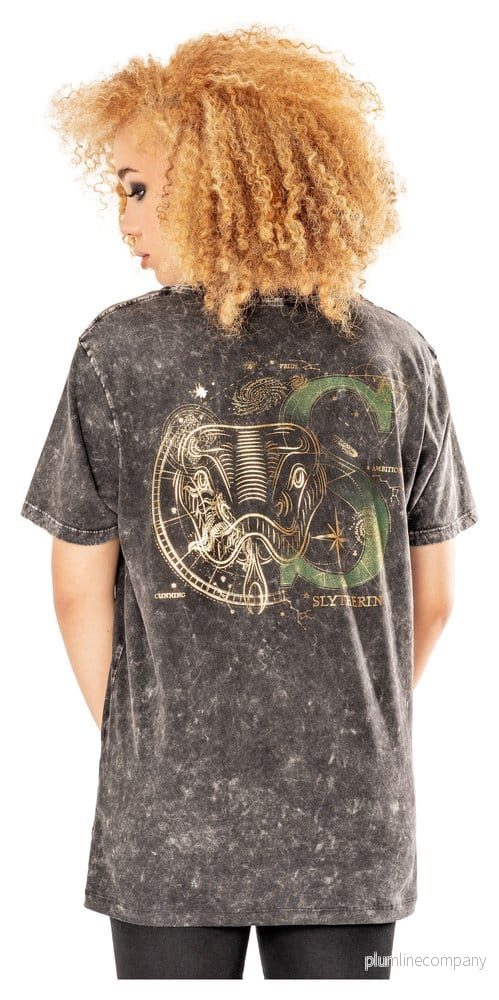 Harry Potter T-shirt Slytherin Acid Wash - Bild 2