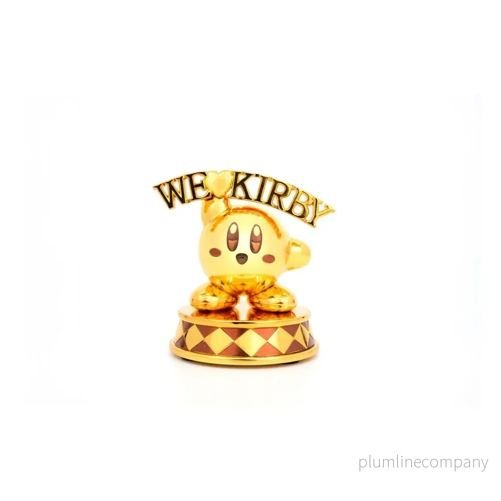Kirby DieCast Figur We Love Kirby Gold Edition 10 cm