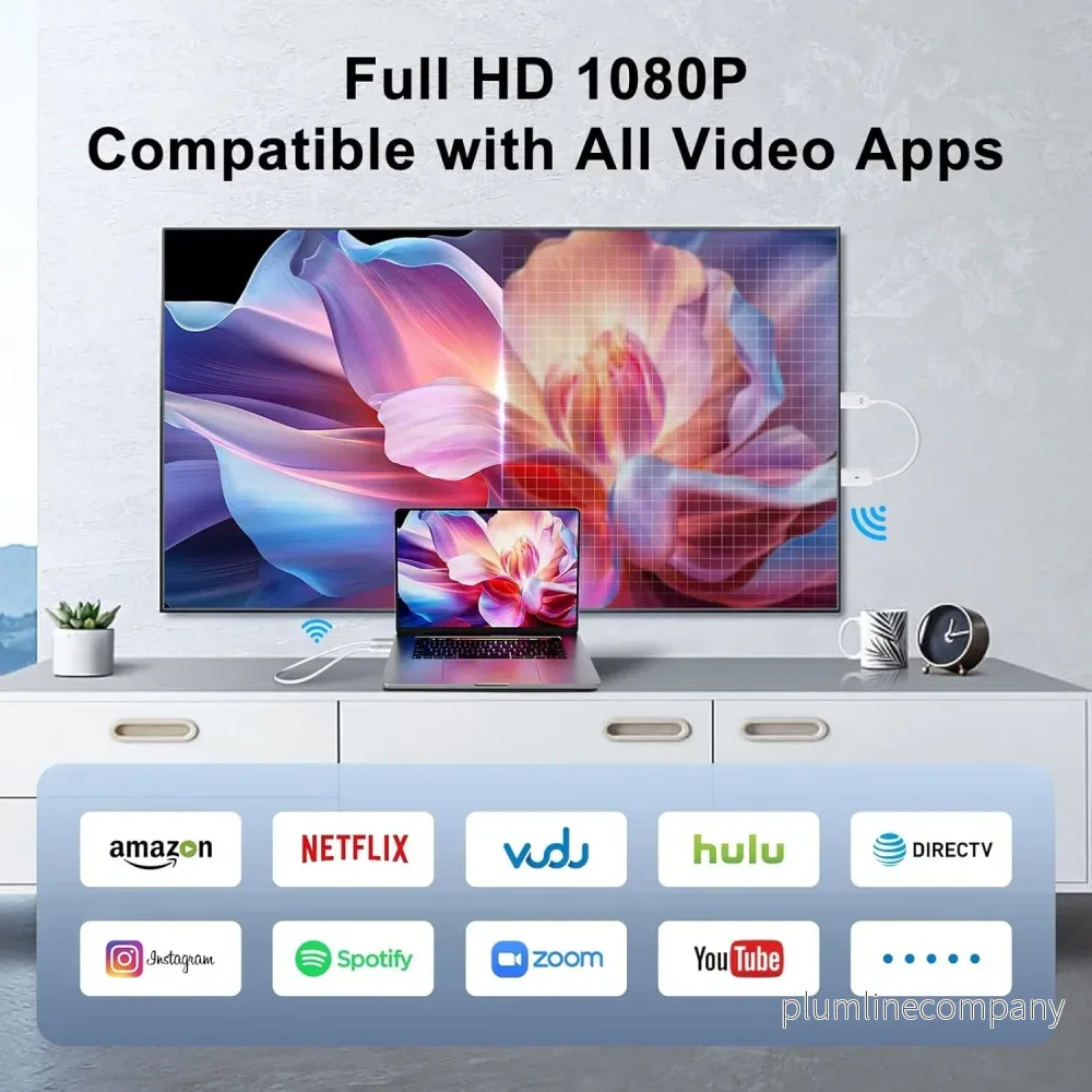 NÖRDIC Trådlös 2.4/5G HDMI Extender Sändare och Mottagare Kit, 30m 1080p 60hz - Bild 3