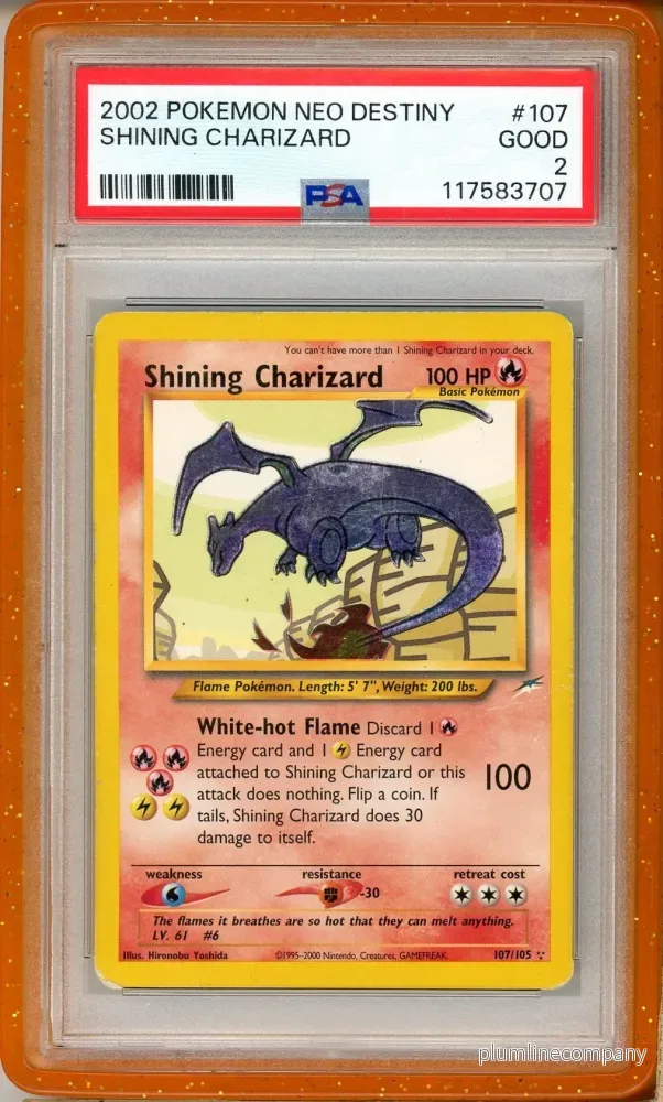 PSA 2 Shining Charizard 107/105 – Neo Destiny PSA 2 Shining Charizard 107/105 – Neo Destiny
