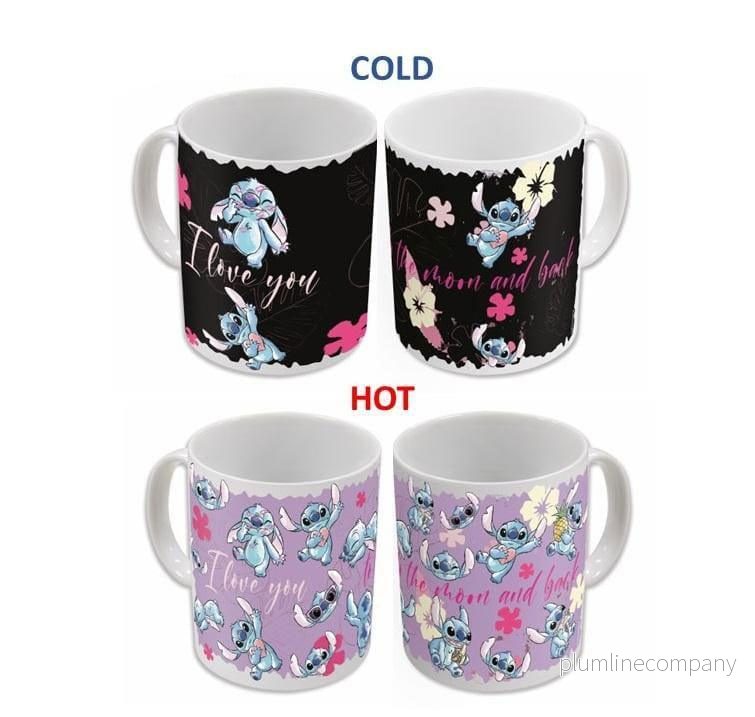 Lilo & Stitch Värmeförändrande Muggar Stitch & Angel 325 ml Lilo & Stitch Värmeförändrande Muggar Stitch & Angel 325 ml
