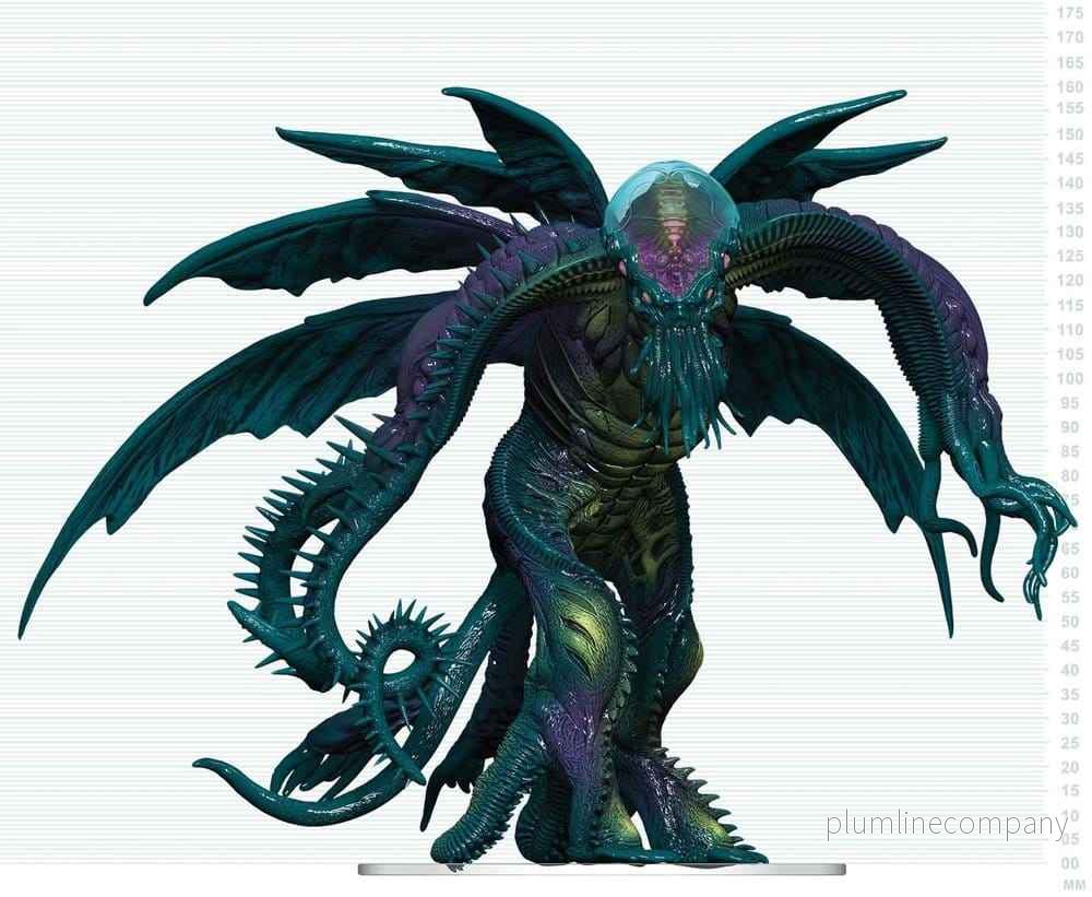 D&D Ikoner från Världarna Förmålsmålade Miniatyrer Cthulhu 20 cm D&D Ikoner från Världarna Förmålsmålade Miniatyrer Cthulhu 20 cm