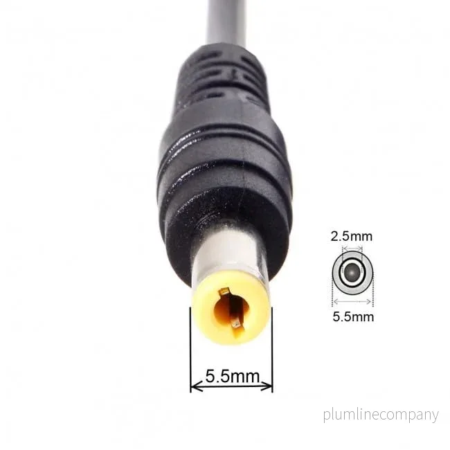 NÖRDIC Laptop Laddnings-kabel USB-C till DC5.5x2.5mm 65W PD 1.5m - Bild 3