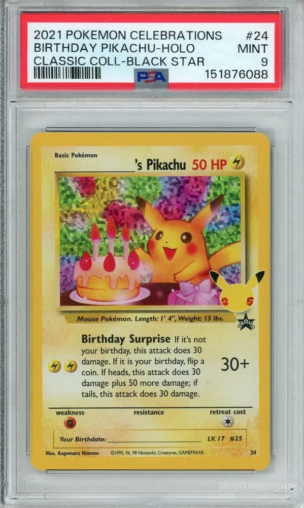 PSA 9 _____'s Pikachu 24 - Celebrations: Classic Collection